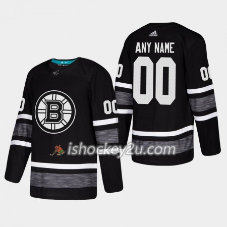 Mænd NHL Boston Bruins Trøje Tilpasset Sort 2019 All-Star Adidas Authentic